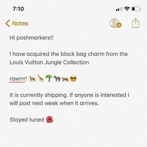 Louis Vuitton Jungle Bag Charm